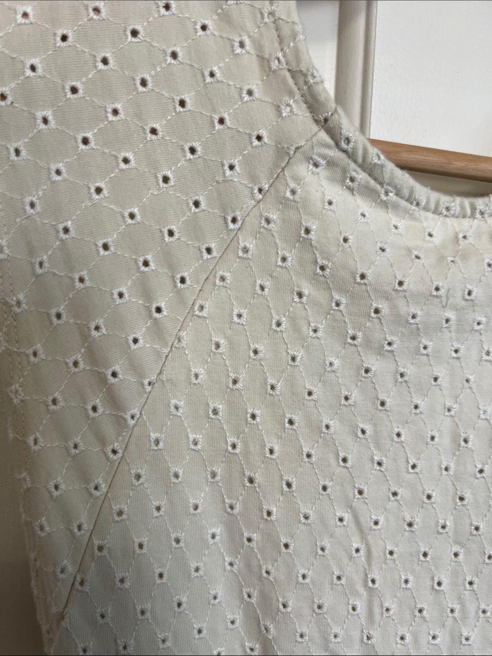 Free People Cream Eyelet Sleeveless Maxi Dress - Picture 3 of 16